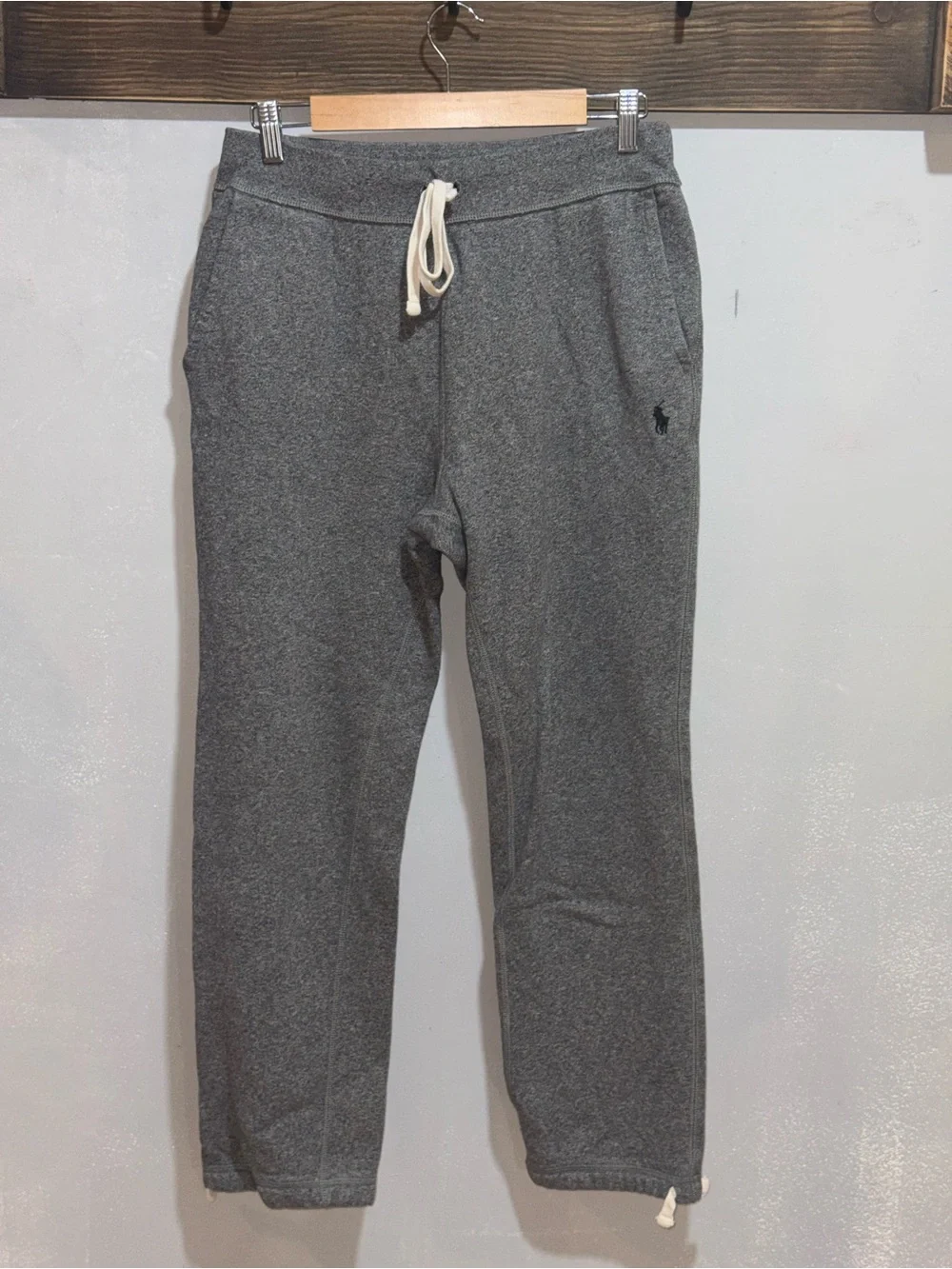 Men’s Medium Polo by Ralph Lauren Charcoal Gray Track Joggers